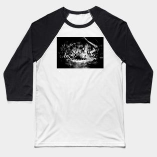 Frogger - Black & White Baseball T-Shirt